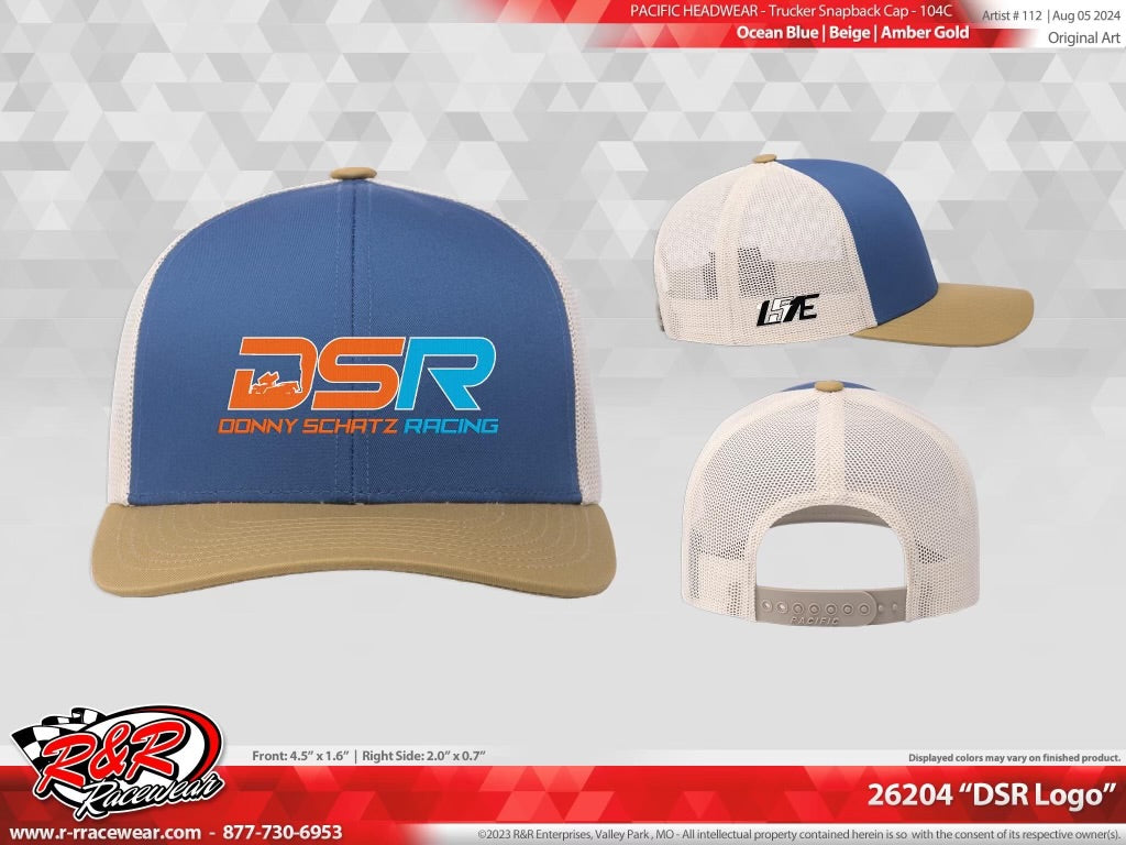 Donny Schatz Racing Hat- MUlti color