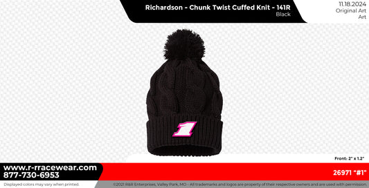 #1 Chunk Twist Cuffed Beanie