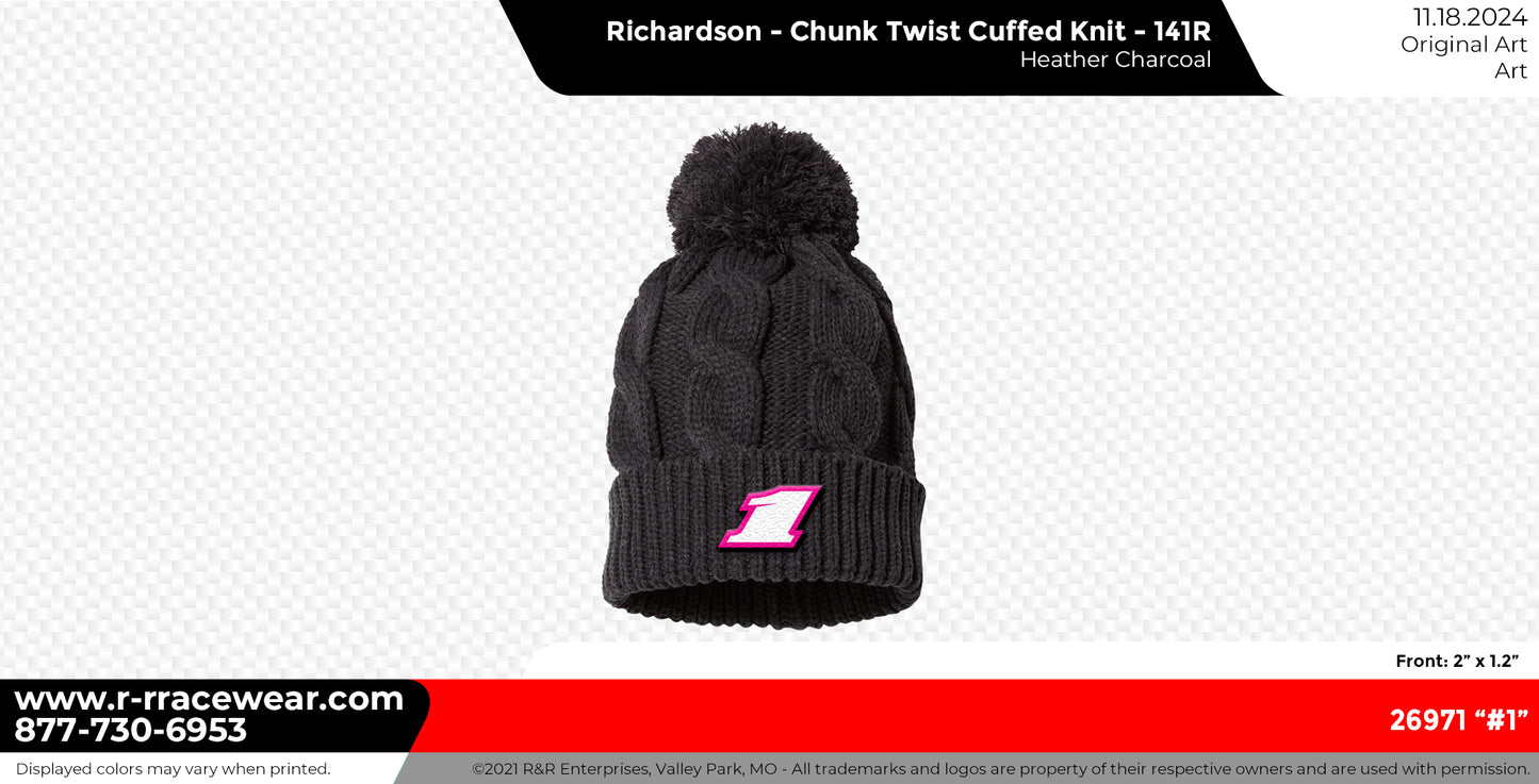 #1 Chunk Twist Cuffed Beanie