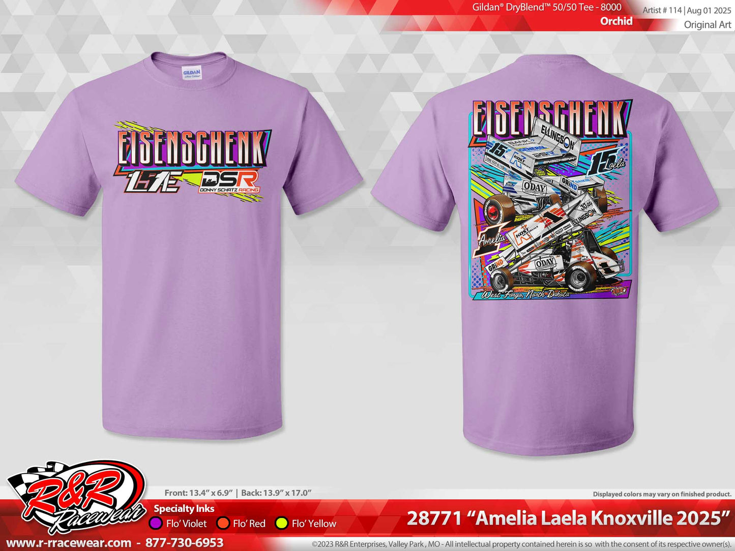 NEW 2025 DSR Twins Sprint Car T-Shirt