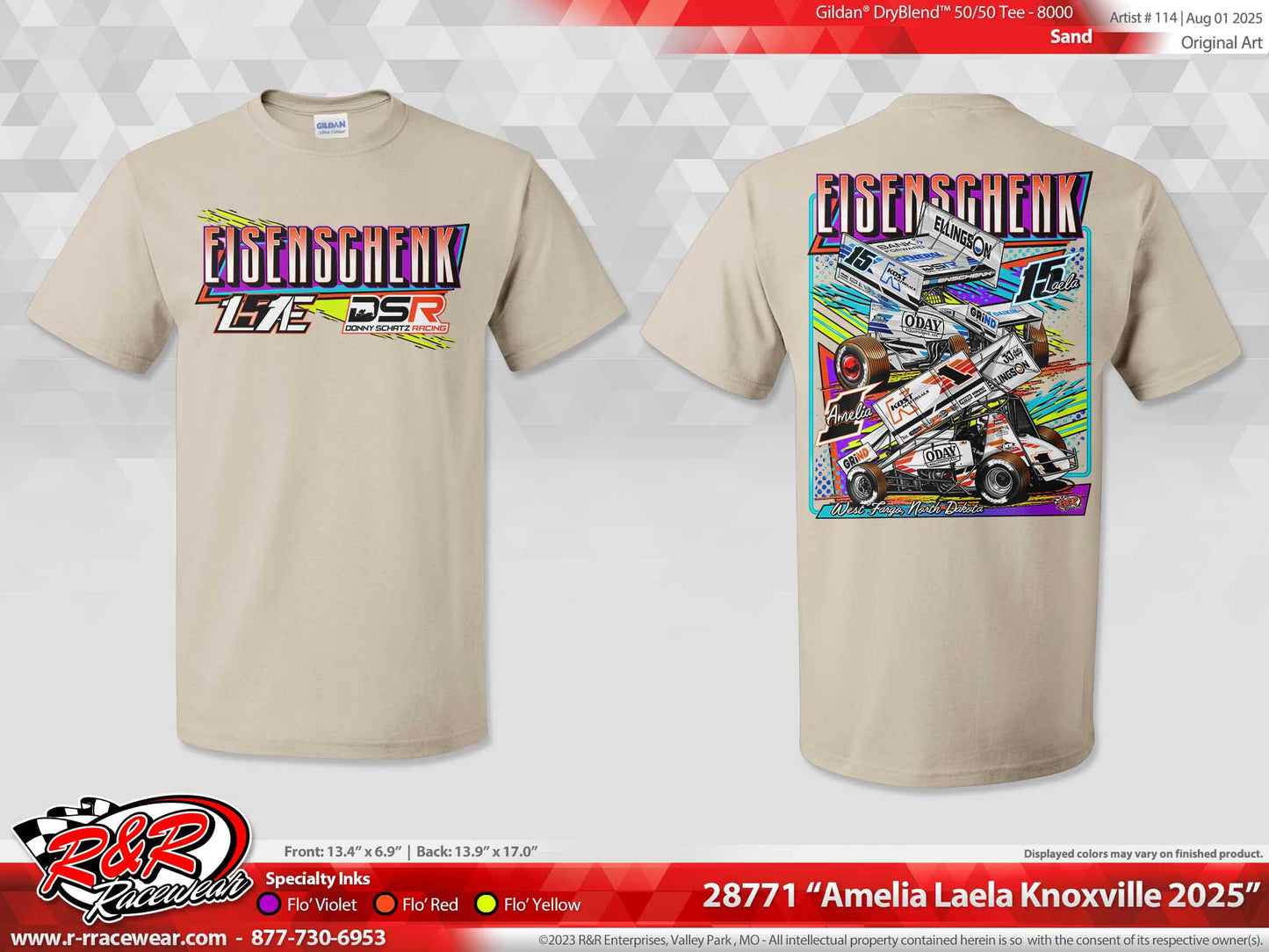 NEW 2025 DSR Twins Sprint Car T-Shirt