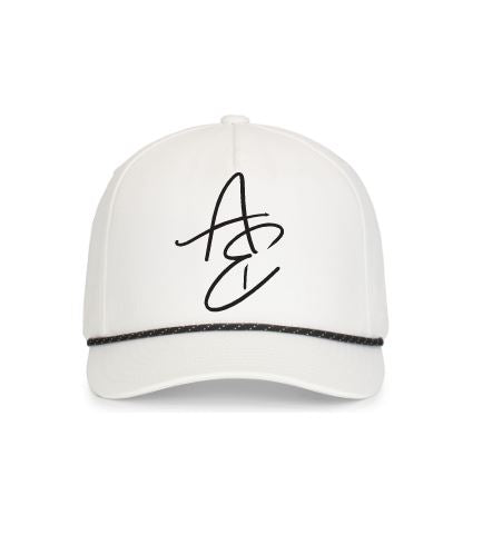 White w/black rope AE Hat