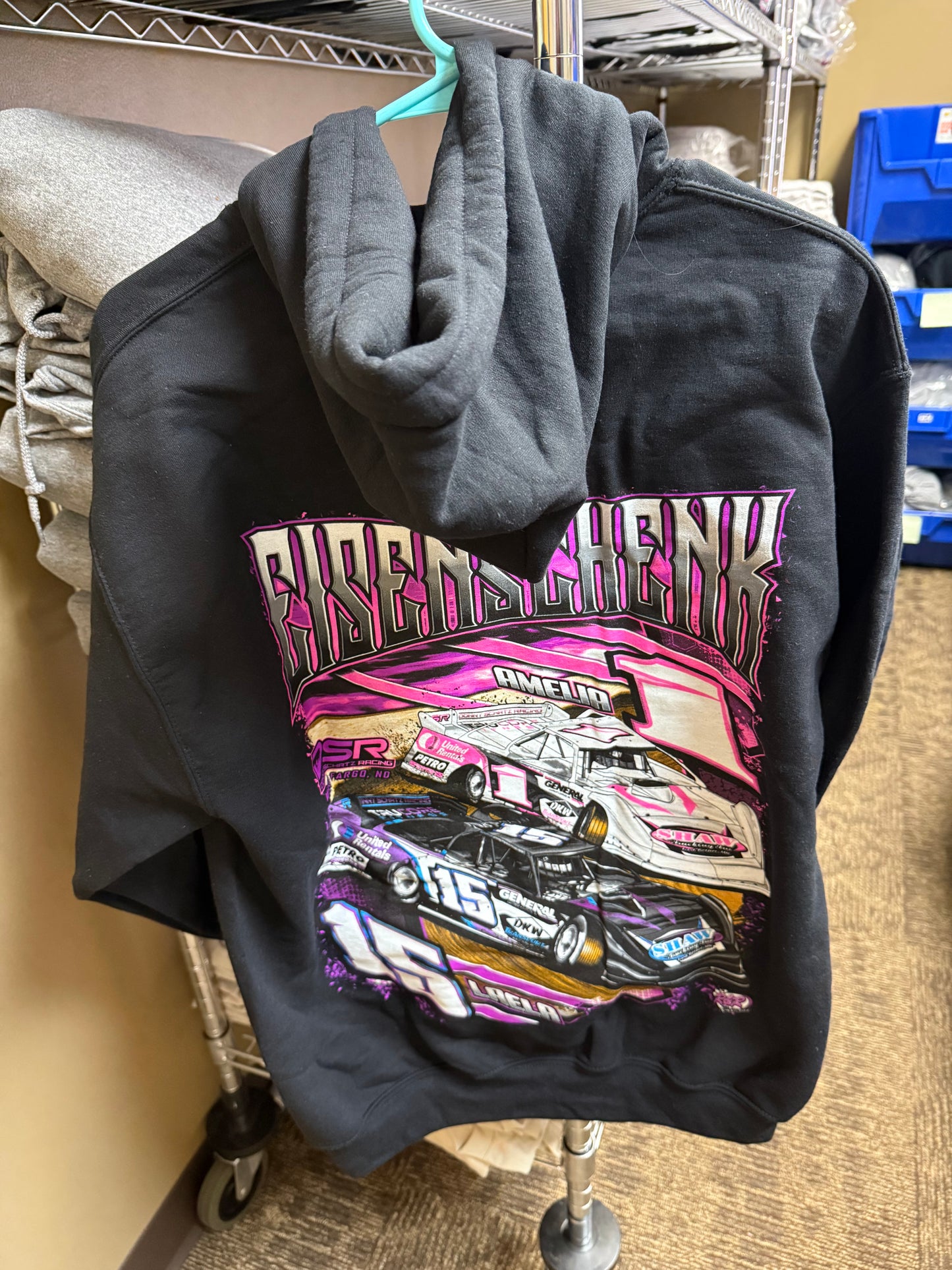2025 DOME HOODIE L & A BLACK