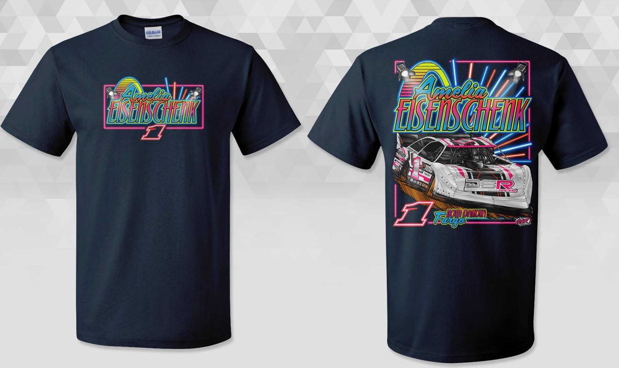 BIG SALE!!! Black Amelia #1 Late Model Dome Shirt OR Hoodie Big City Lights