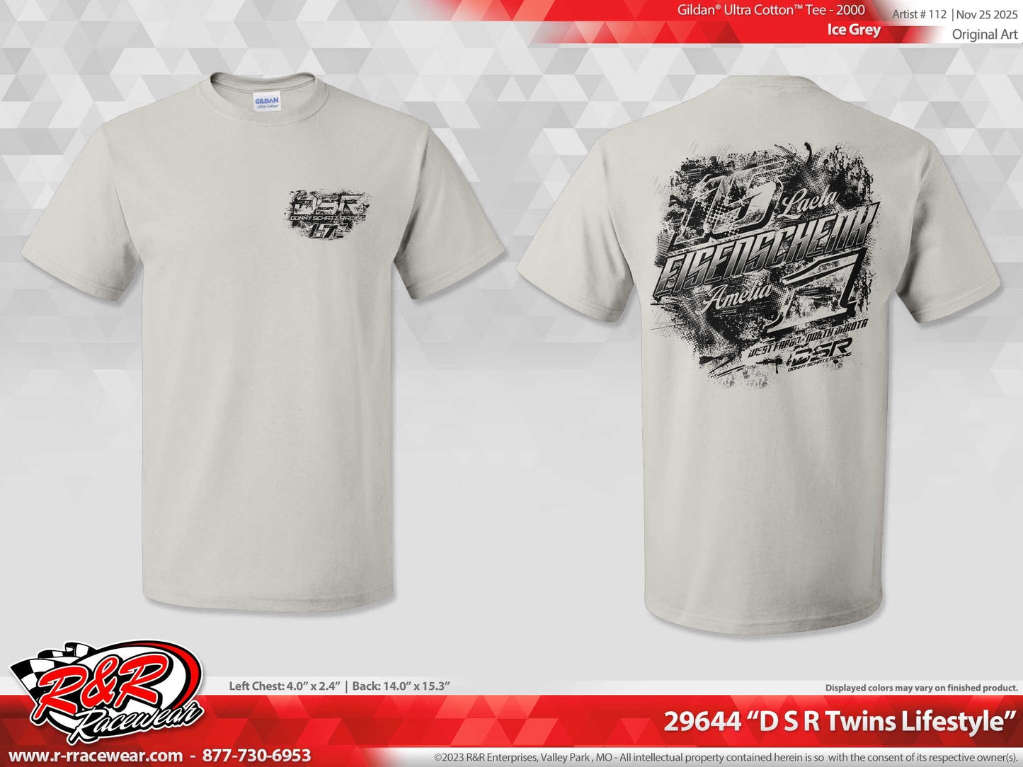 Twins Lifestyle Ice Grey T-Shirt