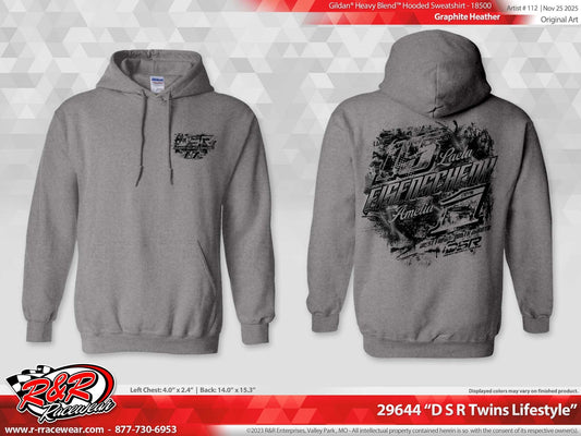 Twins Lifestyle Hoodie Graphite Heather 2025